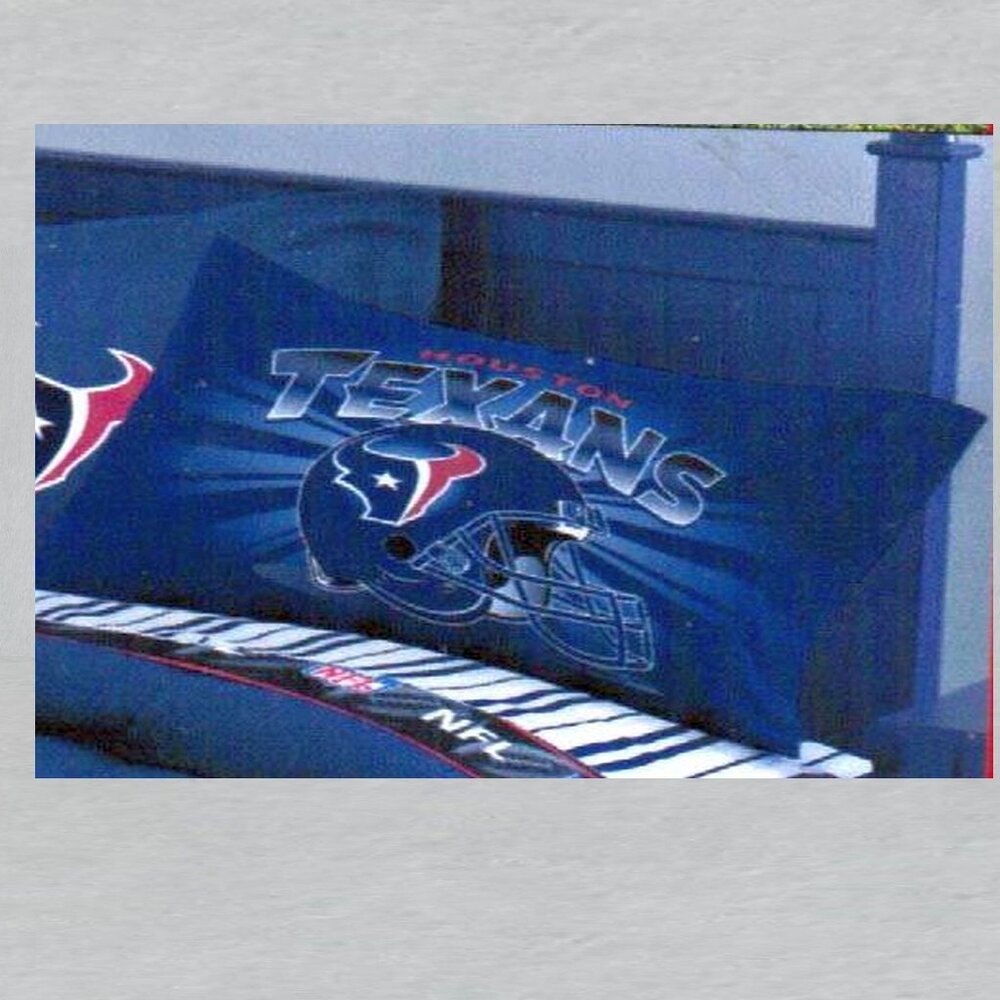 Houston Texans Classics Standard Size Pillow Case measures 20" x 30"